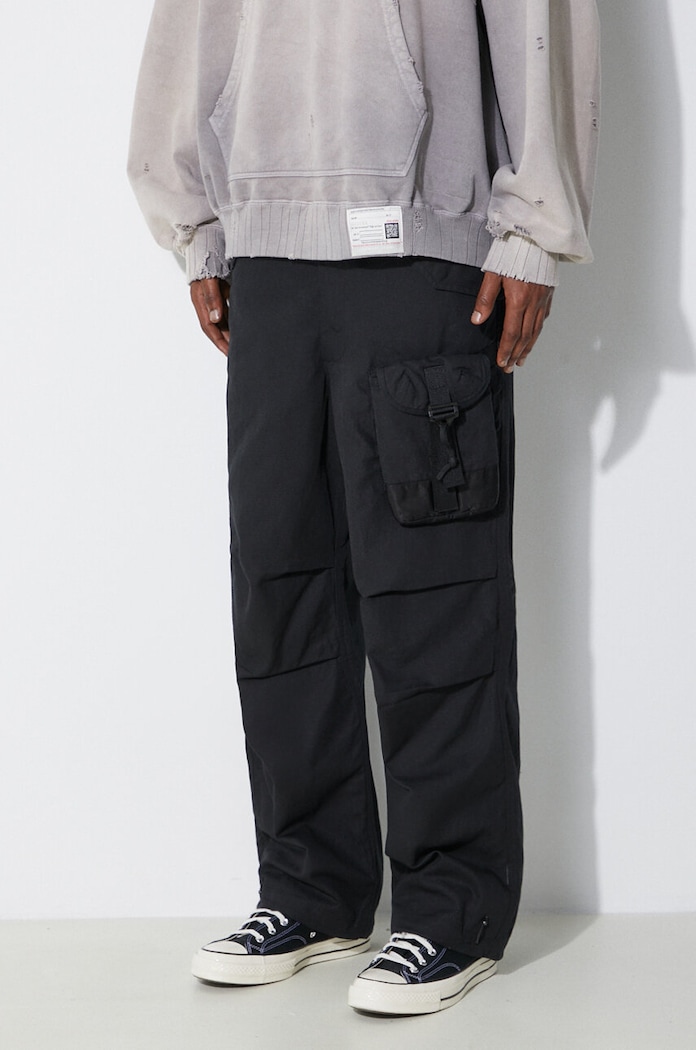 Maharishi trousers M.A.L.I.C.E. M51 Cargo Pants Cotton Hemp Twill 28 black 5051.BLACK