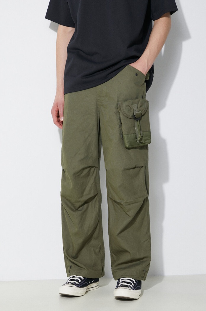 Παντελόνι Maharishi M.A.L.I.C.E. M51 Cargo Pants Cotton Hemp Twill 28 πράσινο 5051.OLIVE
