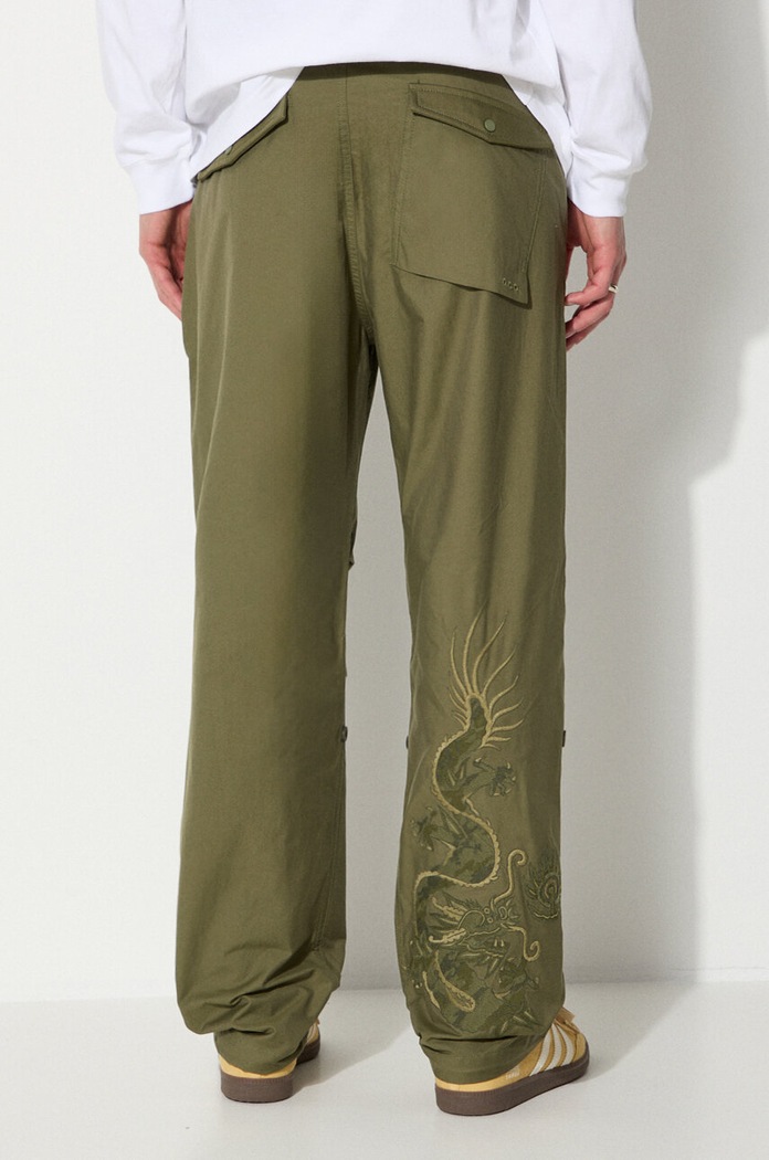 Odjeća Hlače Maharishi Original Dragon Snopants 5063.OLIVE zelena