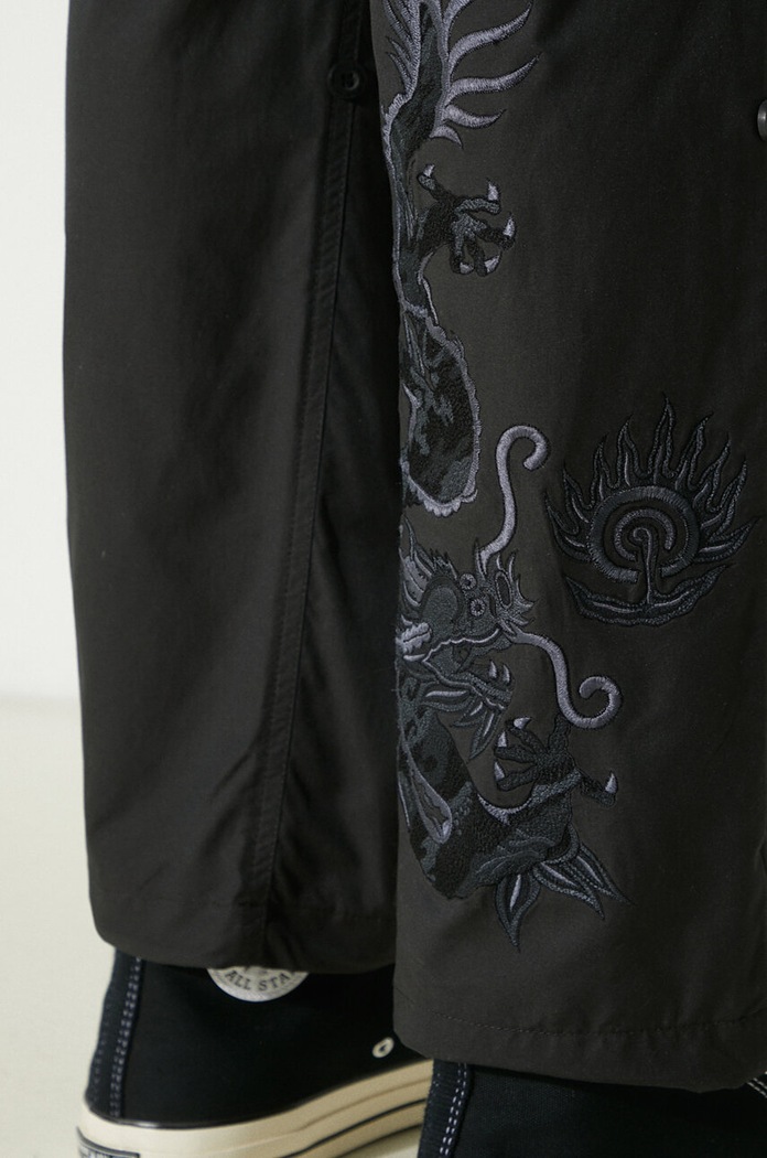 Maharishi trousers Original Dragon Snopants 5063.BLACK black
