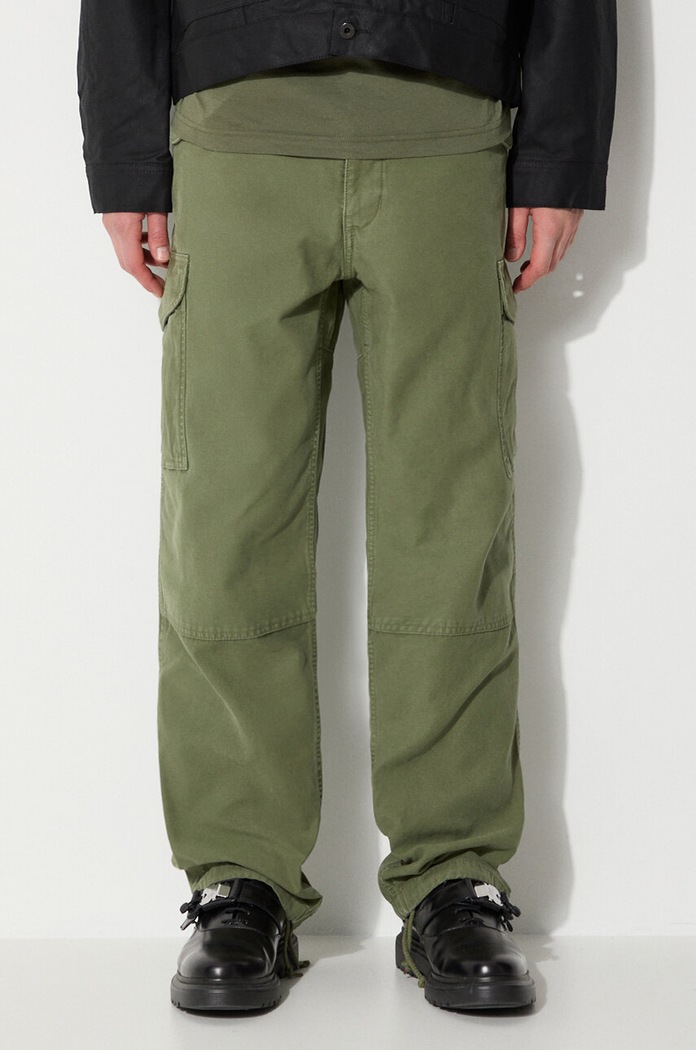 Filson cotton trousers Field Cargo Pants cotton green FMPAN0016
