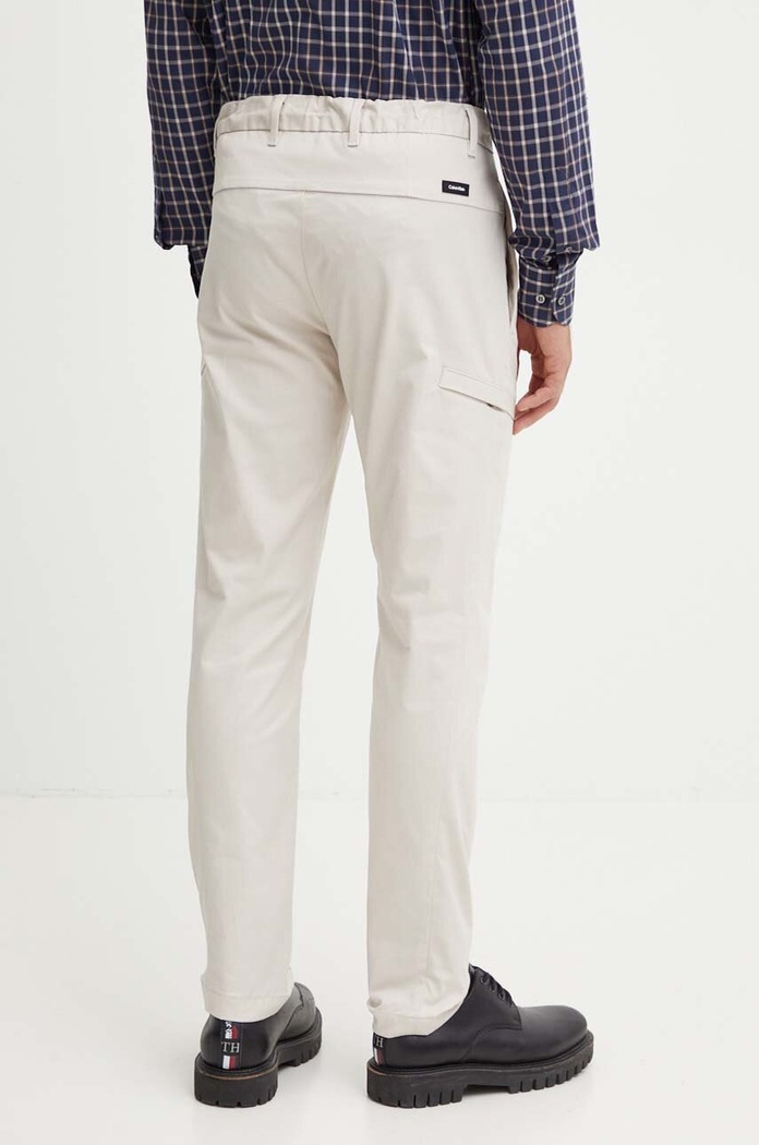 Odzież Calvin Klein spodnie K10K112827 beżowy