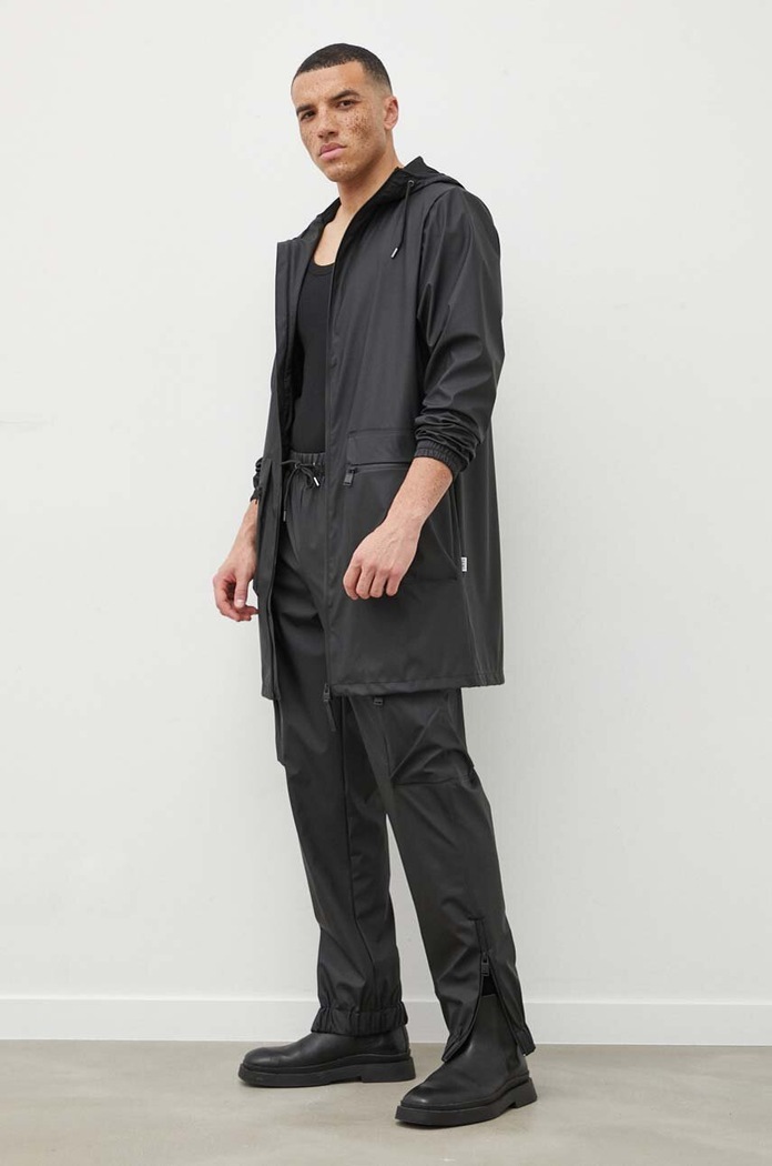 Παντελόνι φόρμας Rains 18850 Pants 18850.01 μαύρο AW24