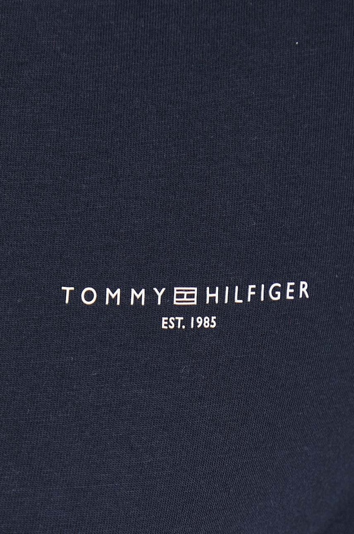 Bavlněné šaty Tommy Hilfiger WW0WW40734 námořnická modř