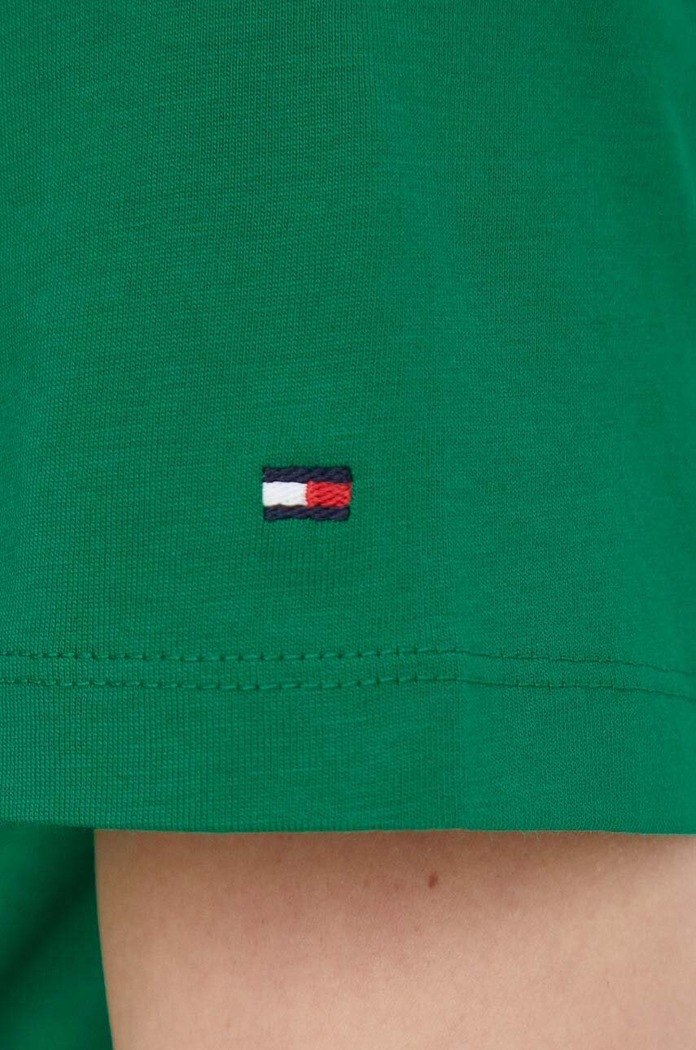 Bombažna obleka Tommy Hilfiger WW0WW40734