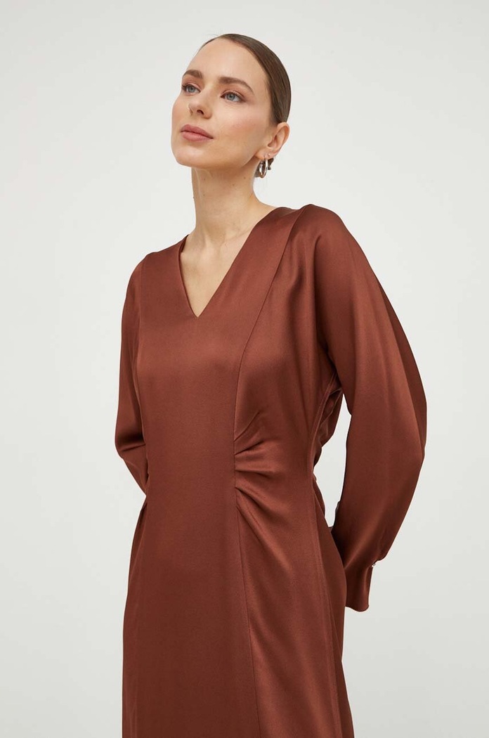 Haljina BOSS smeđa 50505634