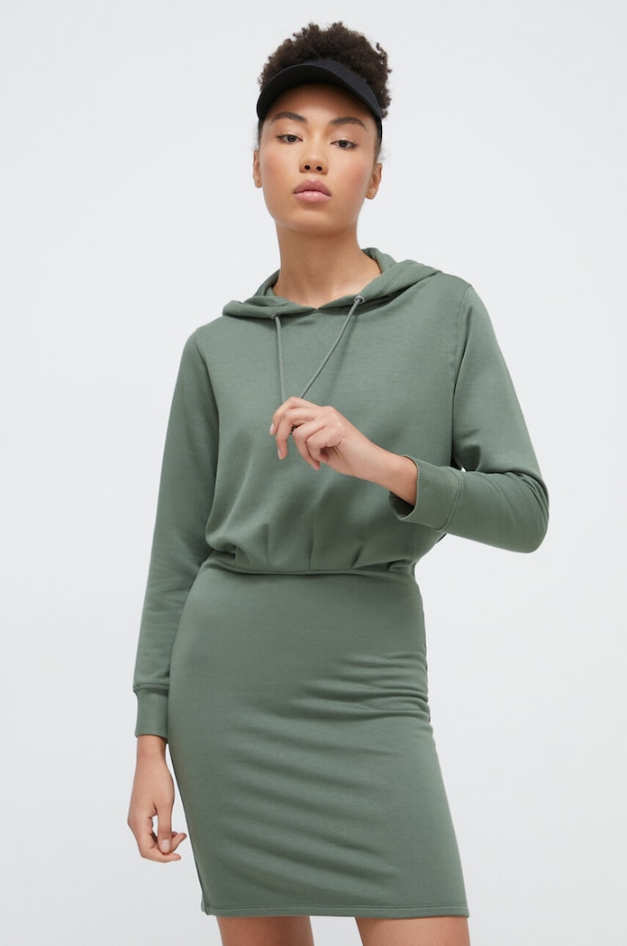 Dkny rochie mini verde DP3D4832