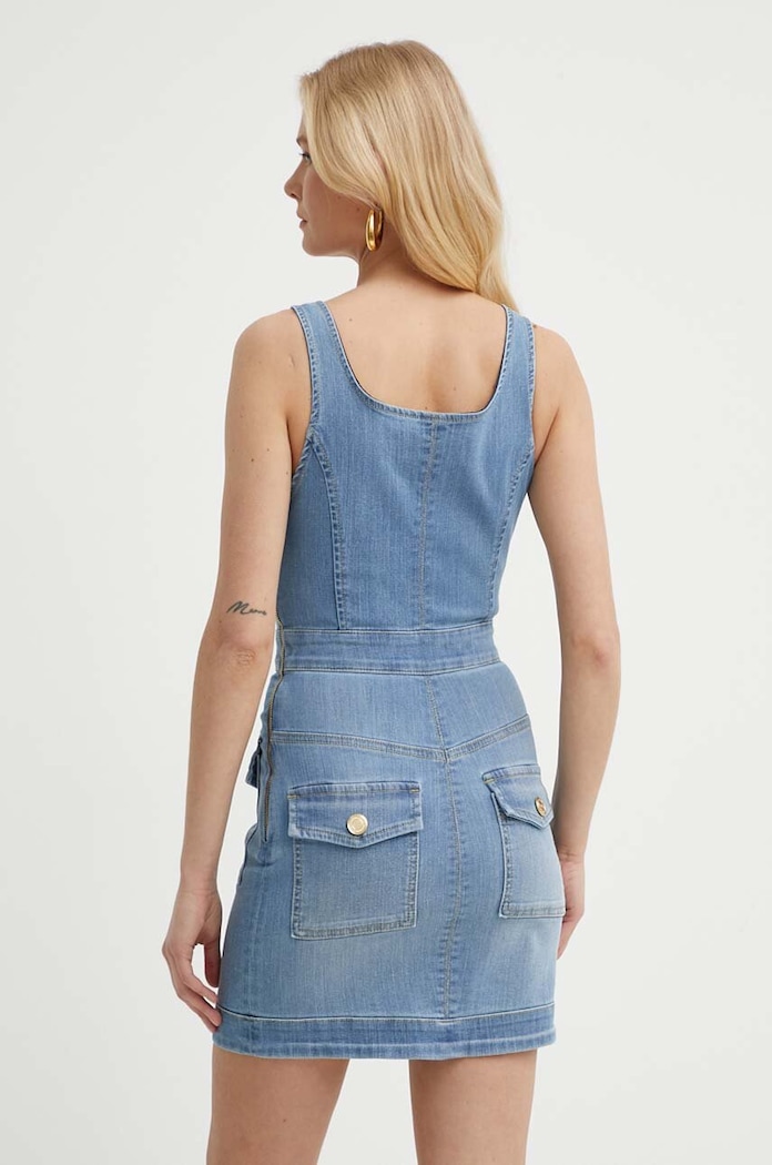 Îmbrăcăminte Elisabetta Franchi Rochie din denim AJ36S41E2 albastru