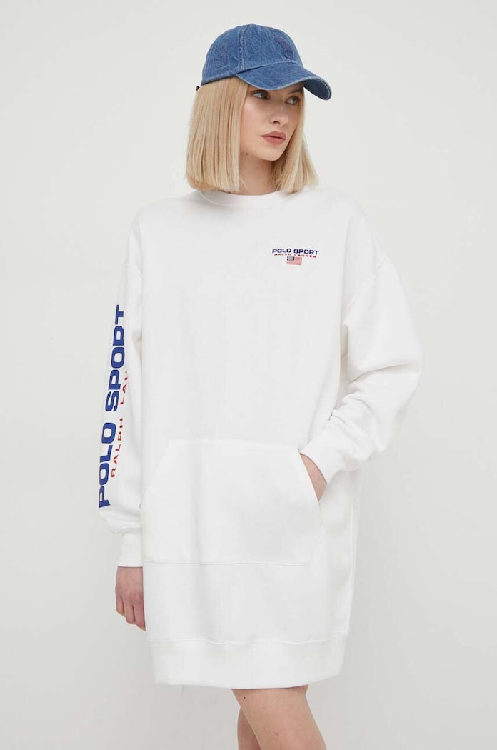 Šaty Polo Ralph Lauren mini bílá 211936921