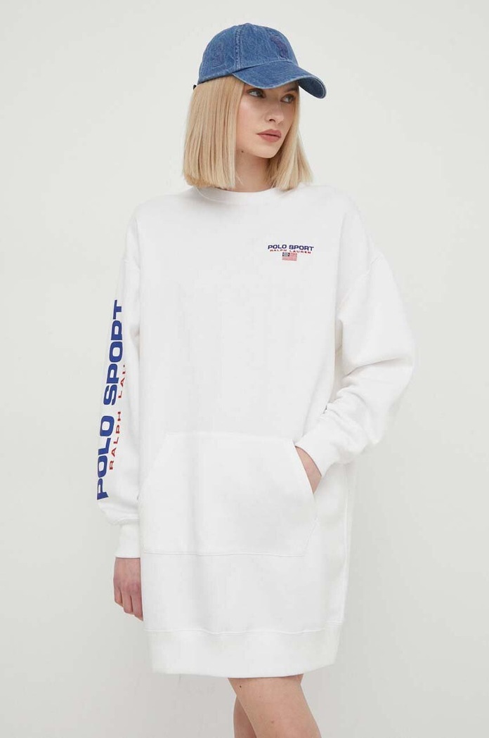 Šaty Polo Ralph Lauren mini bílá 211936921