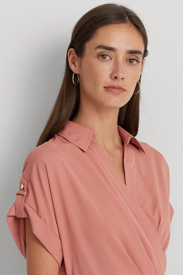 Lauren Ralph Lauren sukienka różowy 250909427
