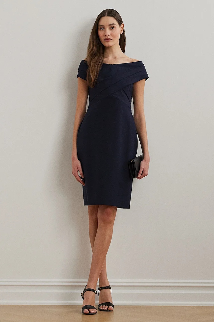 Lauren Ralph Lauren rochie mini bleumarin 253936390