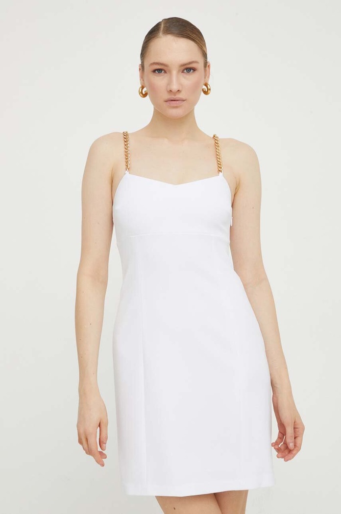 MICHAEL Michael Kors rochie mini alb MR48264ENX