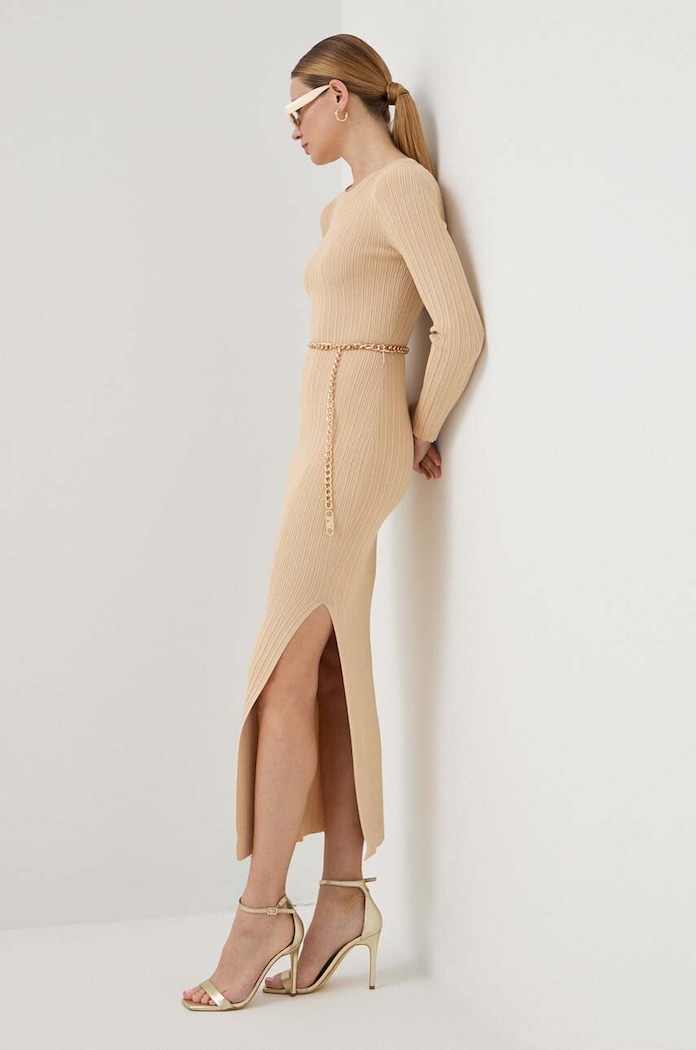 MICHAEL Michael Kors rochie maxi bej MR4820O33D