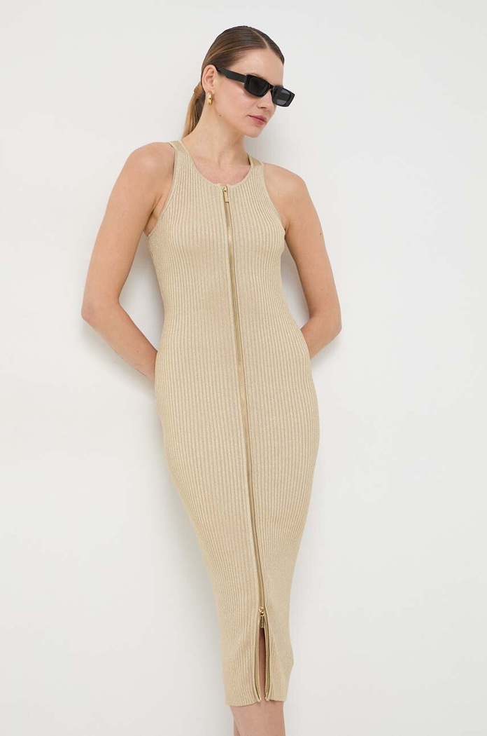 MICHAEL Michael Kors rochie midi aur MR4826IAFB