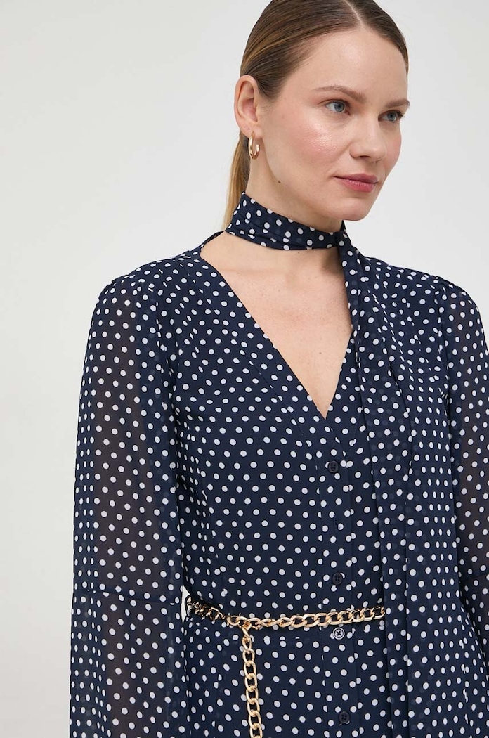 Šaty MICHAEL Michael Kors tmavomodrá MR4825DBT9