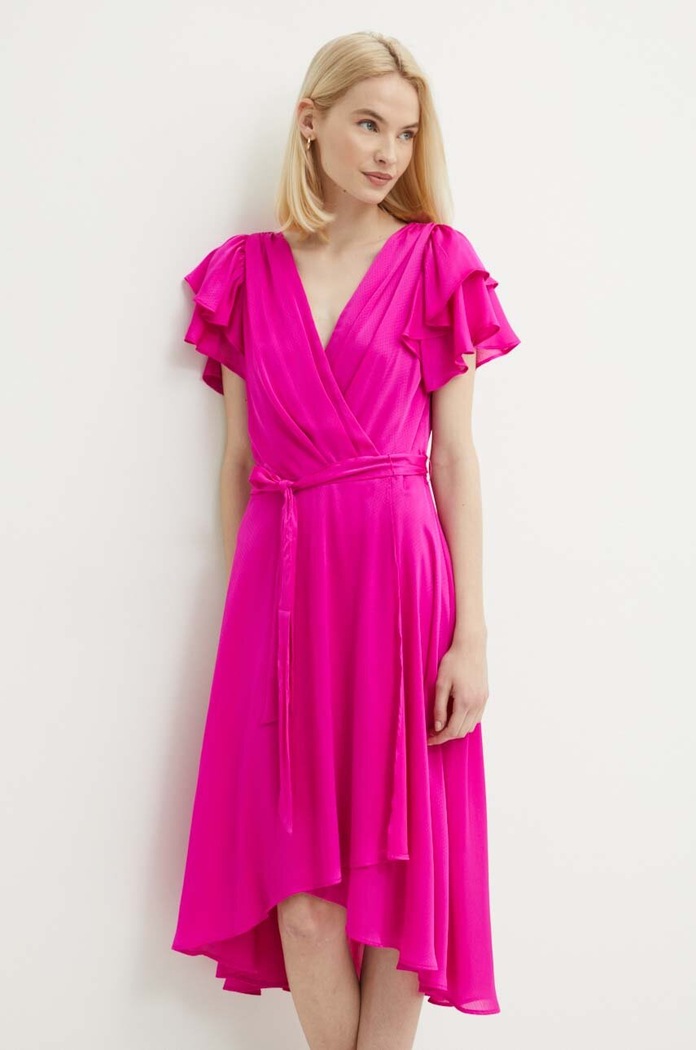 Φόρεμα DKNY casual ροζ DD4AQ571