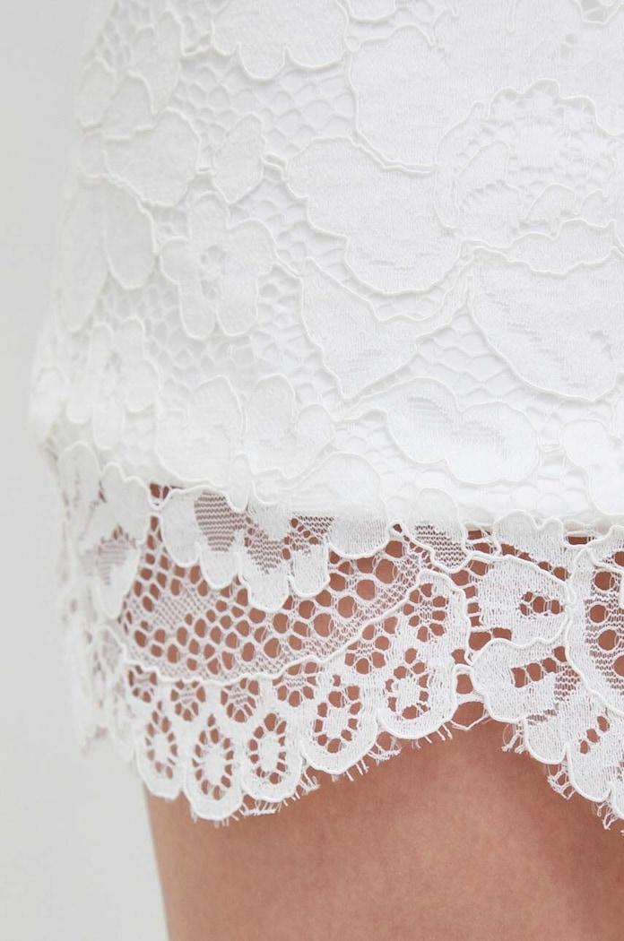 Bardot rochie 59148DB.WHITE bej