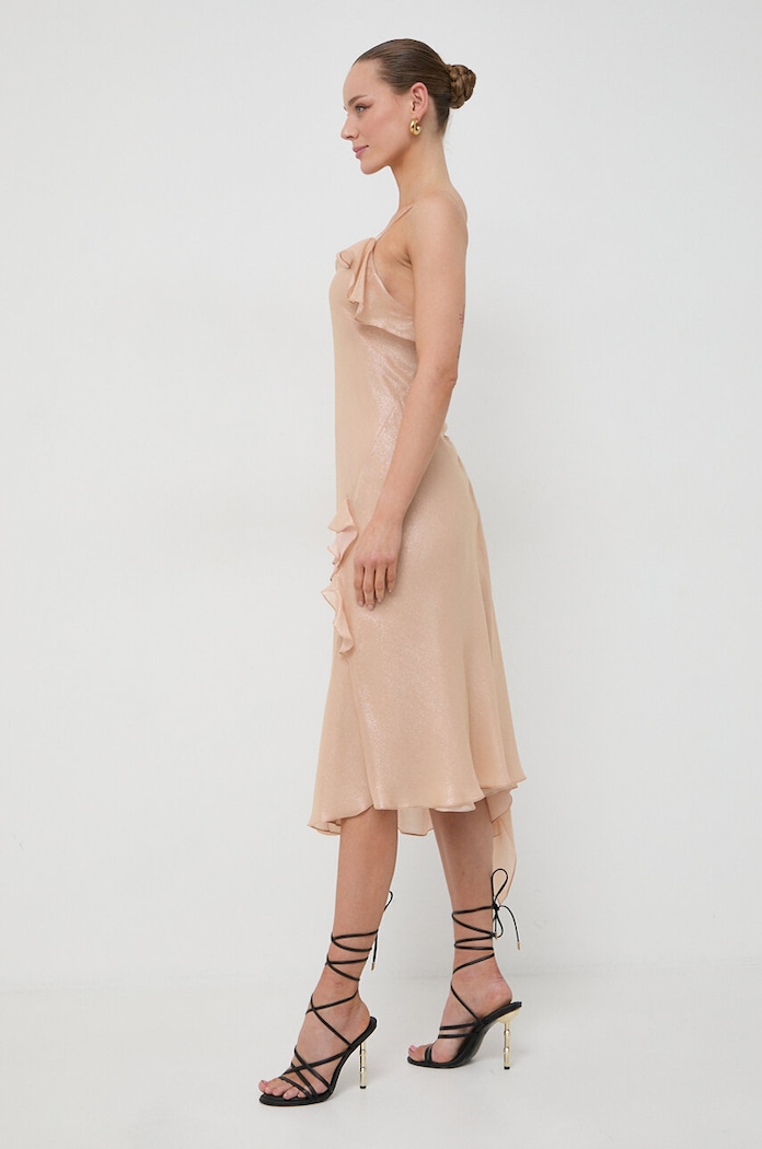 Šaty Victoria Beckham 1124WDR005220A oranžová SS24