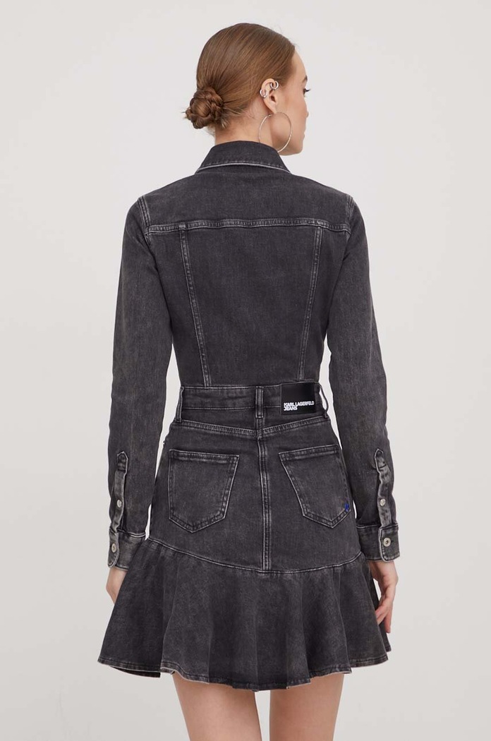 Îmbrăcăminte Karl Lagerfeld Jeans rochie din denim 240J1311 gri