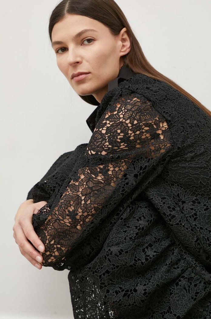 Bruuns Bazaar sukienka AmbrosiaBBAvril dress BBW3835 czarny