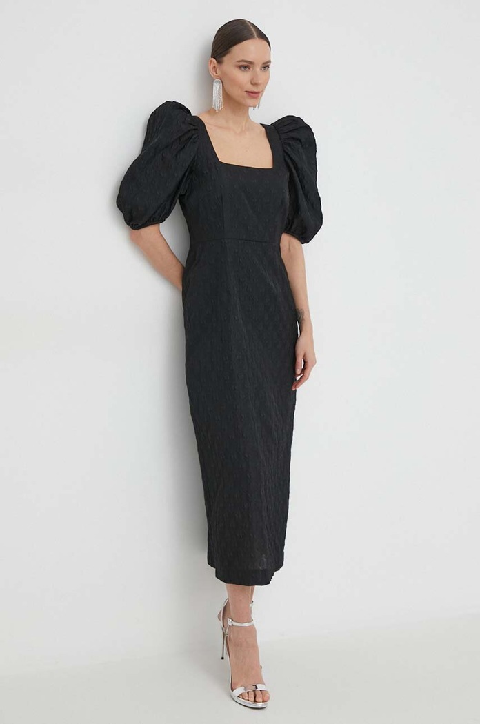 Šaty Custommade Janessa 999355401 černá SS24