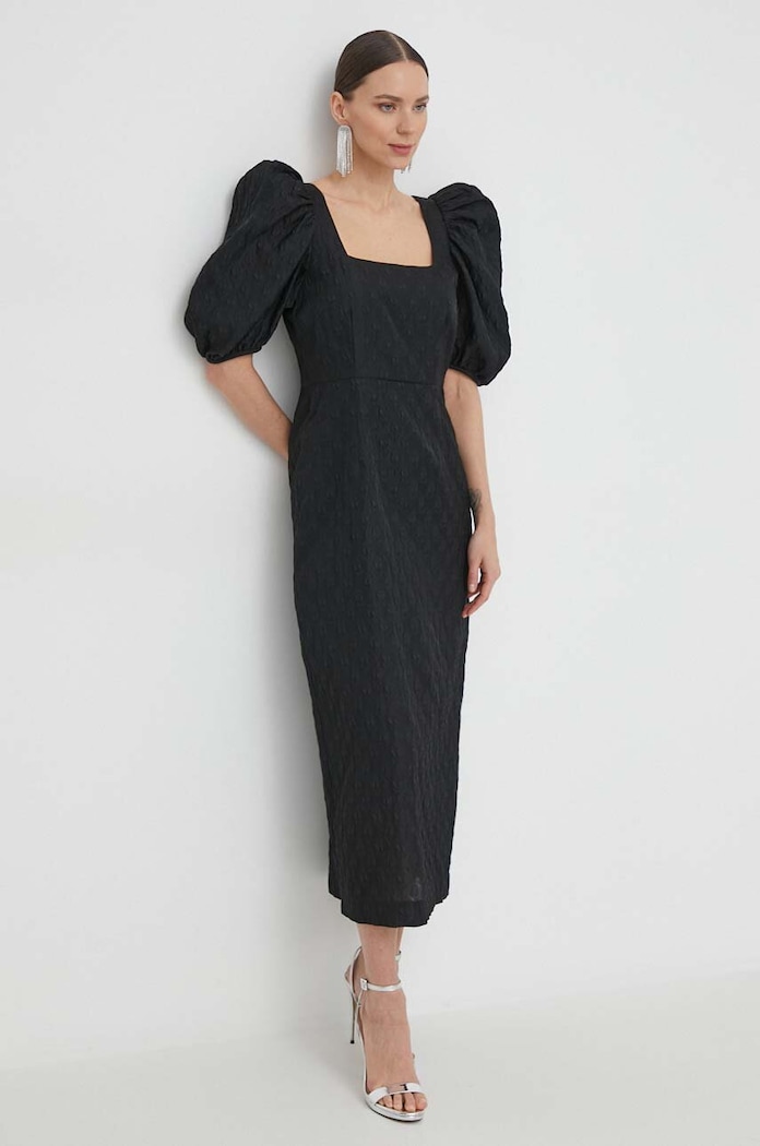 Šaty Custommade Janessa 999355401 černá SS24