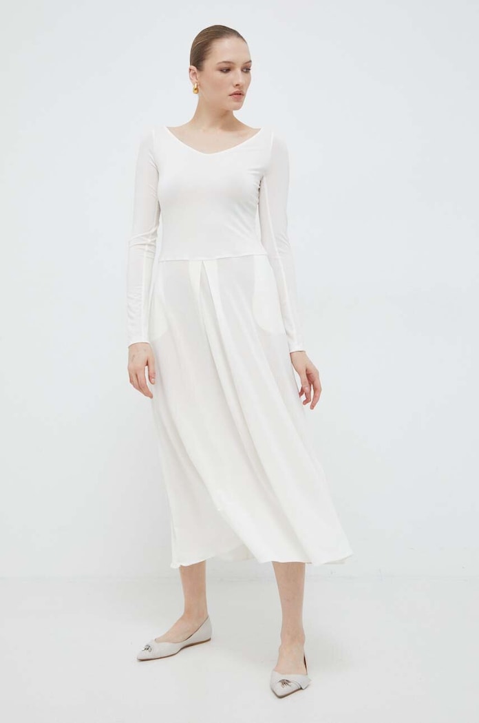 Haljina Max Mara Leisure 2416621017600 bijela SS24