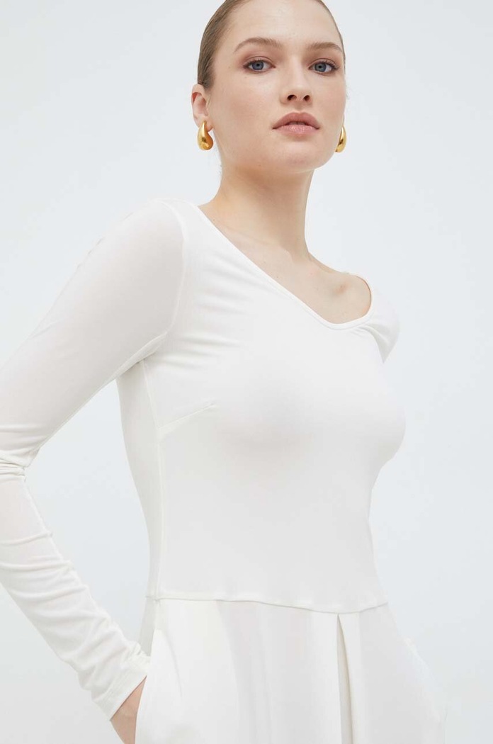 Haljina Max Mara Leisure bijela 2416621017600