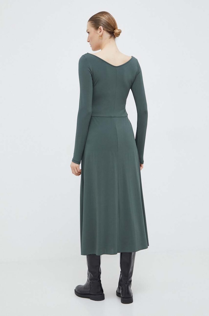 Šaty Max Mara Leisure 2416621017600 zelená SS24