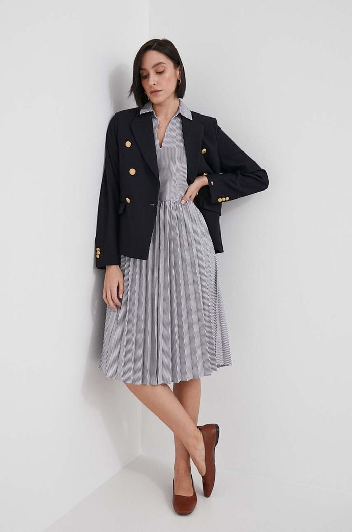 Φόρεμα Tommy Hilfiger λευκό WW0WW41593