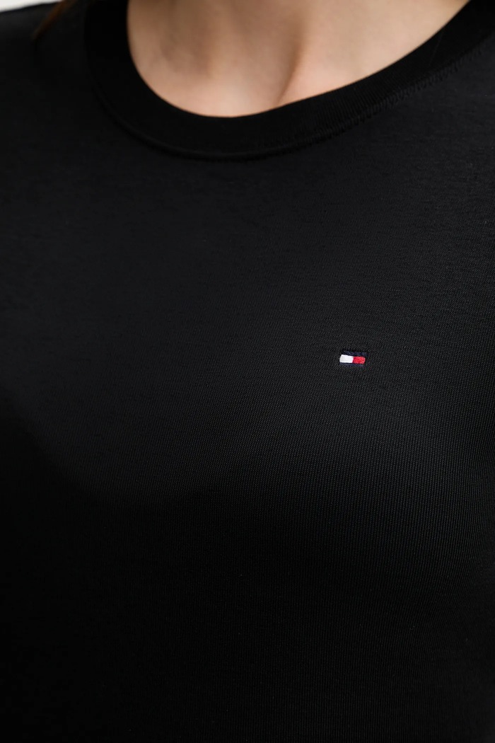 Bavlněné šaty Tommy Hilfiger WW0WW42721 černá
