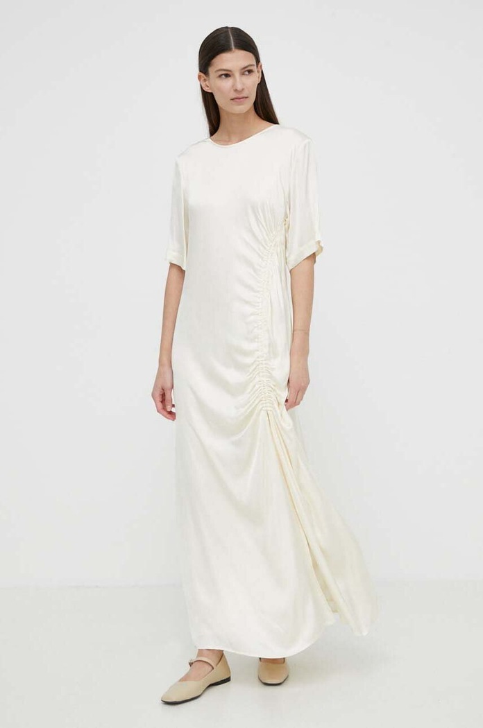 Obleka Herskind Sabastian Oversize bež 5148370