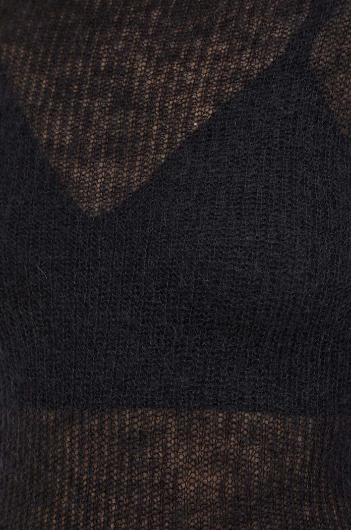 Rochie din amestec de lână Won Hundred negru 2690.11081