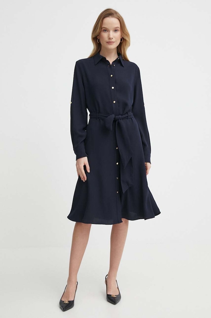 Šaty Lauren Ralph Lauren 200668471 tmavomodrá SS25