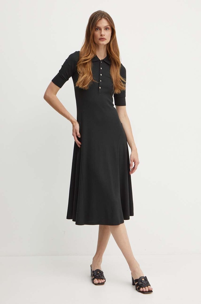 Šaty Lauren Ralph Lauren 200889071 černá SS25