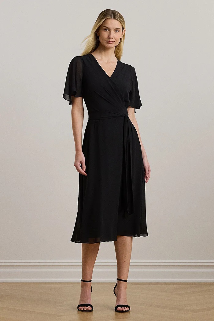 Lauren Ralph rochie midi negru 250909381