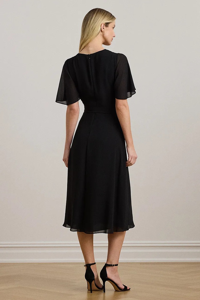 Lauren Ralph rochie 250909381 negru AW24