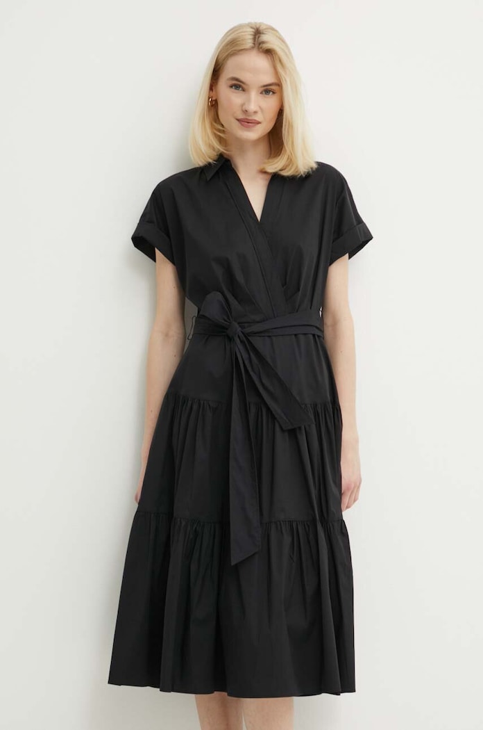 Lauren Ralph Lauren sukienka z elastanem czarny 250933392