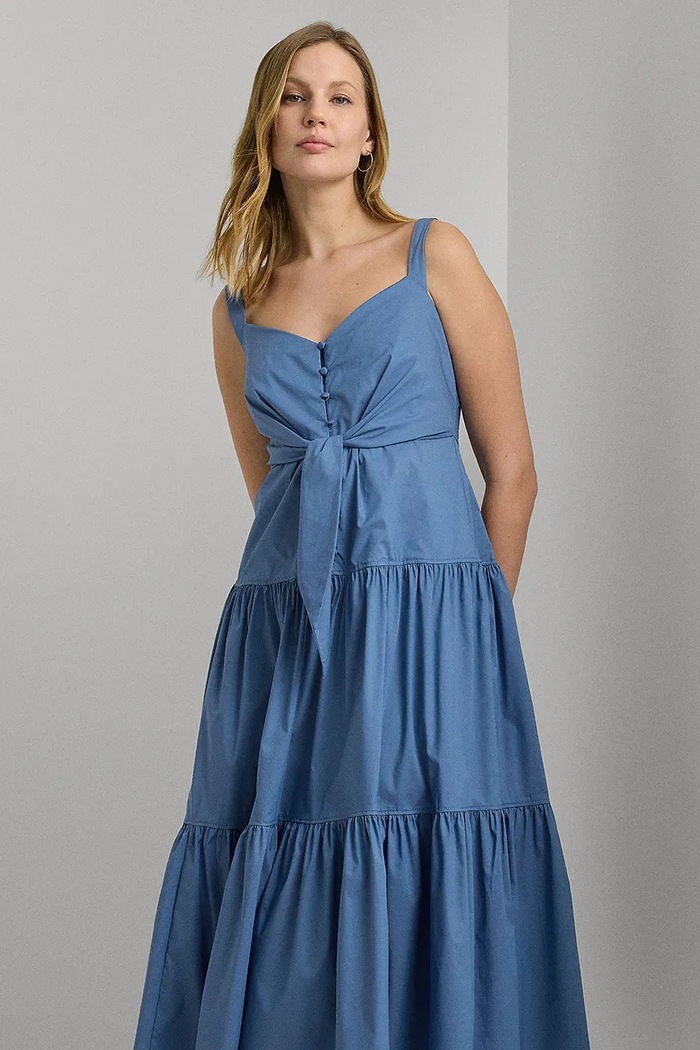 Îmbrăcăminte Lauren Ralph Lauren rochie 250933434 albastru