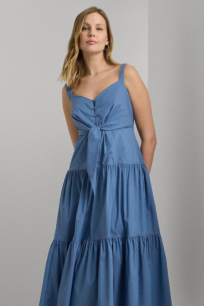 Îmbrăcăminte Lauren Ralph Lauren rochie 250933434 albastru