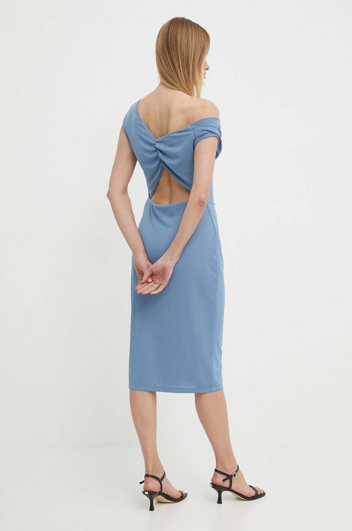 Haljina Lauren Ralph Lauren bez uzorka plava 250933454