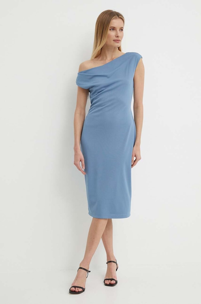 Haljina Lauren Ralph Lauren 250933454 plava SS24
