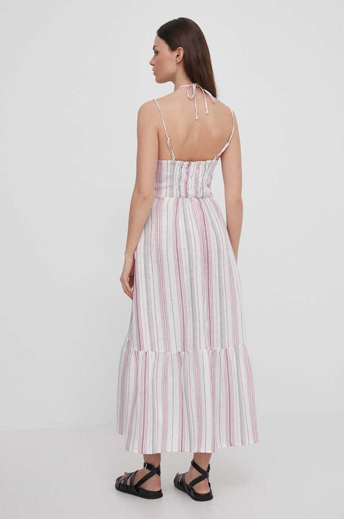 Oblečenie Ľanové šaty Pepe Jeans DIANA PL953496 viacfarebná