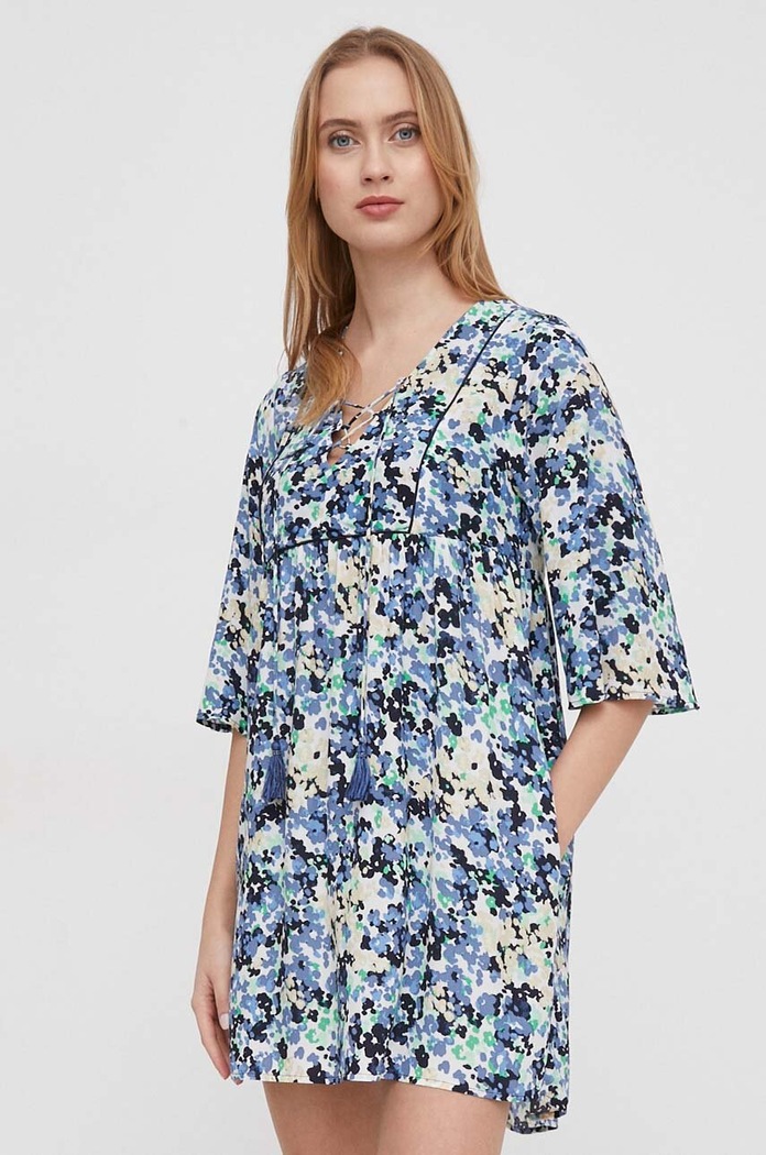 Pepe Jeans rochie mini albastru PL953508