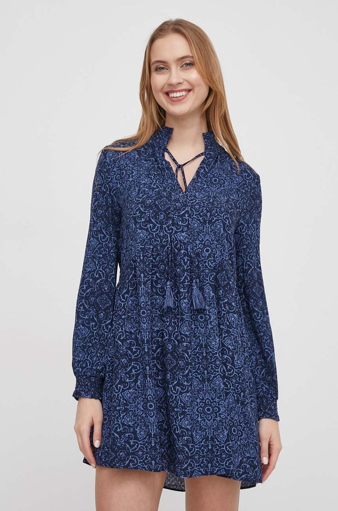 Šaty Pepe Jeans CLAUDIA PL953516 tmavomodrá SS24