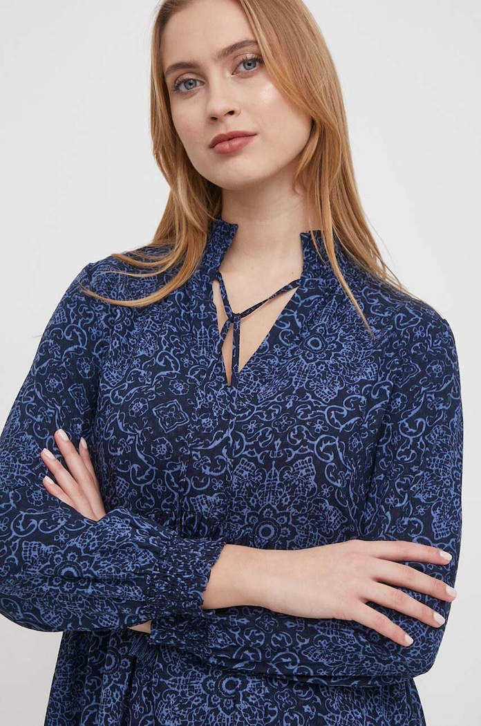 Šaty Pepe Jeans CLAUDIA tmavomodrá PL953516