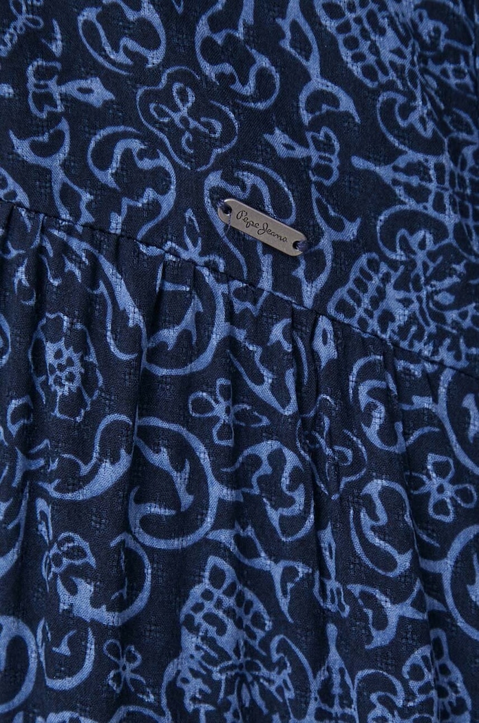 Šaty Pepe Jeans CLAUDIA PL953516 tmavomodrá