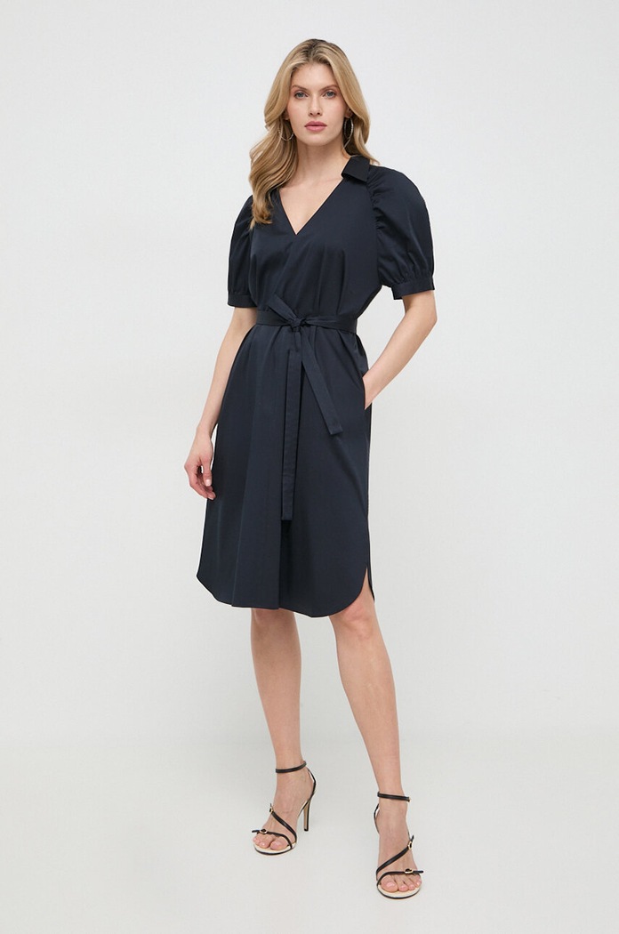 BOSS rochie mini bleumarin 50515778