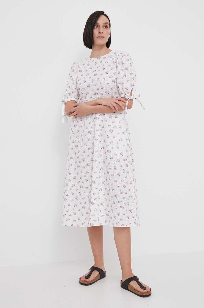 Barbour rochie din bumbac LDR0775 multicolor SS24
